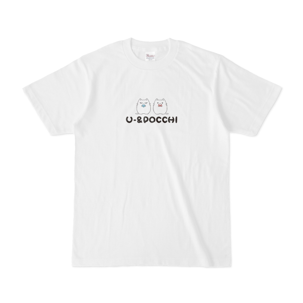 うー＆ぽっち Tシャツ 【白】
