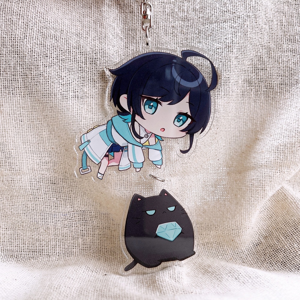 【通常販売／クリクロ2024限定】うづしろチャームアクリルキーホルダー(うづき＆うー)