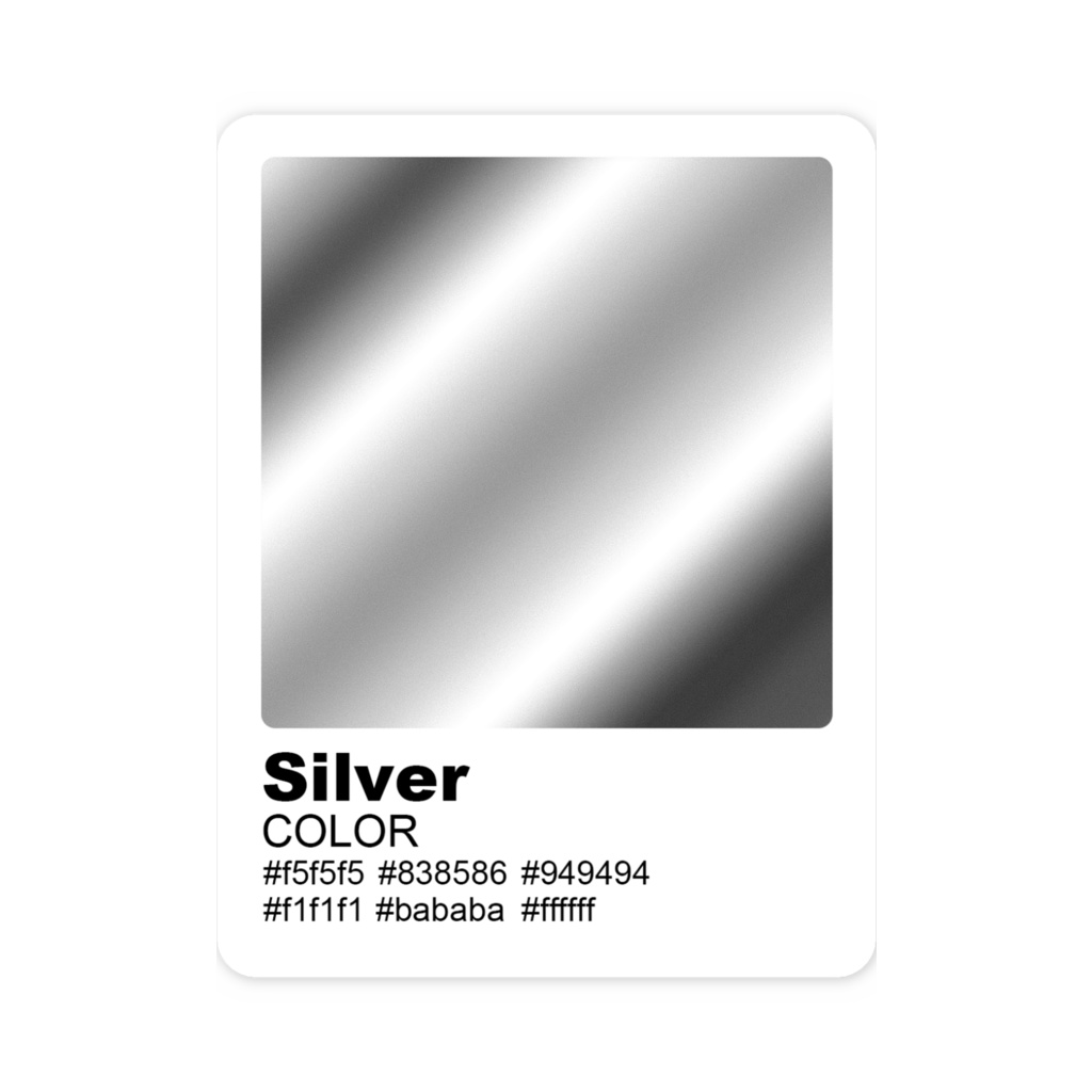 Silverステッカー