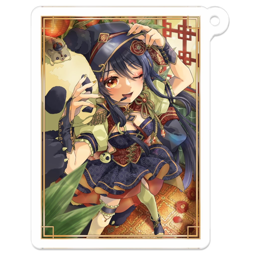 リアン・アニマリア・椿一周年記念イラストアクリルキーホルダー