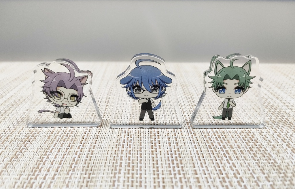 カツカツStudents!アニマル自立アクスタ【理系トリオ】