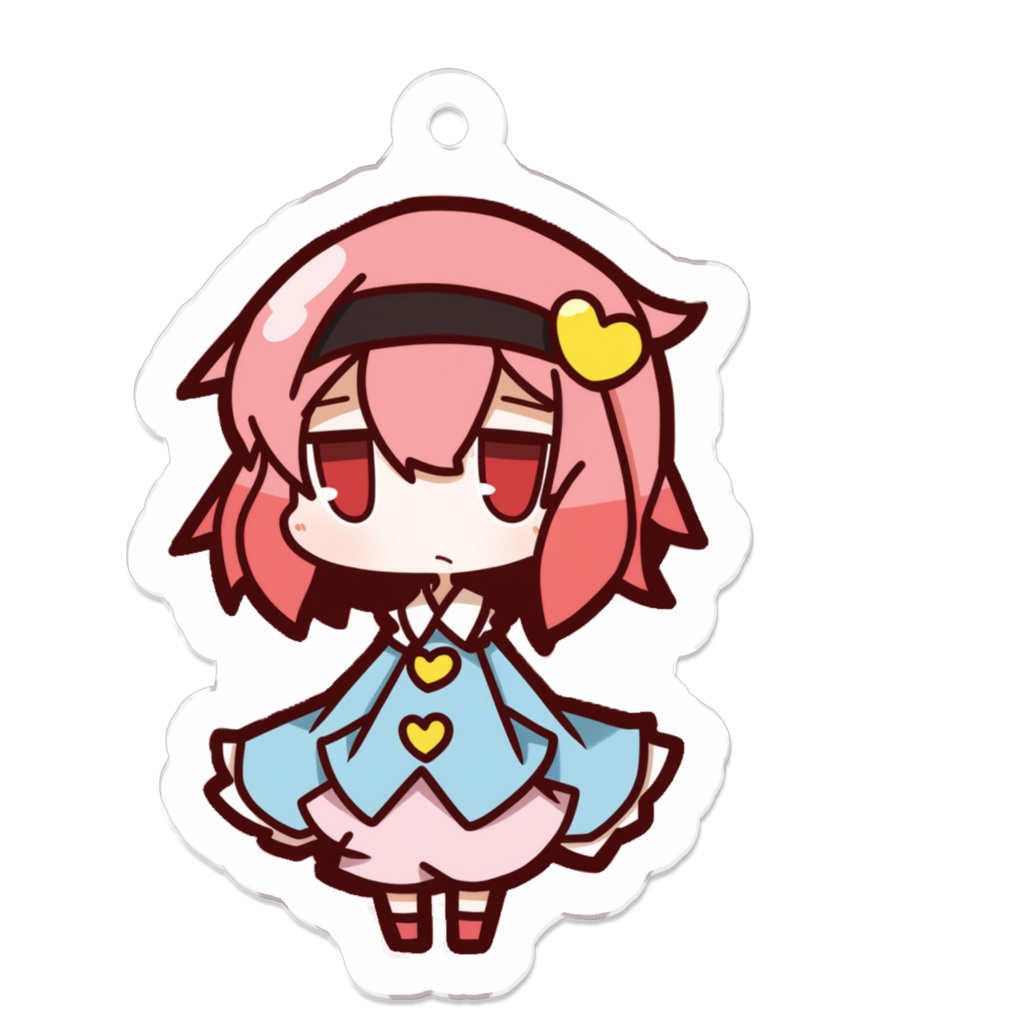やる気ないさとりんアクキー