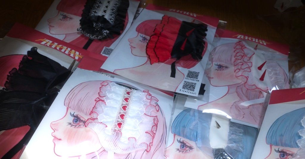 2wayヘッドドレス(ブローチ)