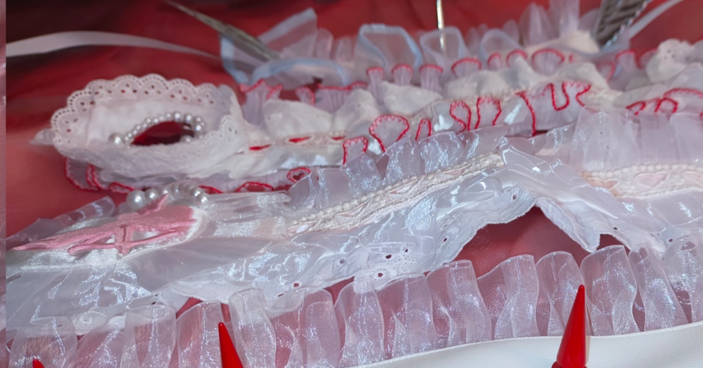 2wayヘッドドレス(ブローチ)