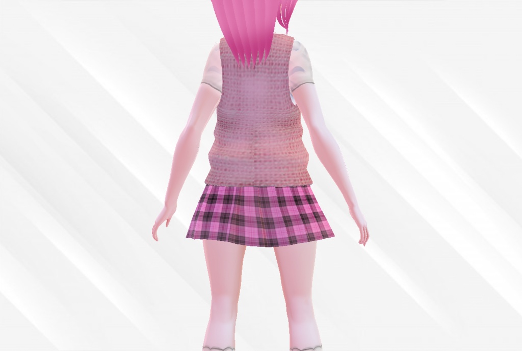 Pink stylish skirt (ピンクのスタイリッシュなスカート)