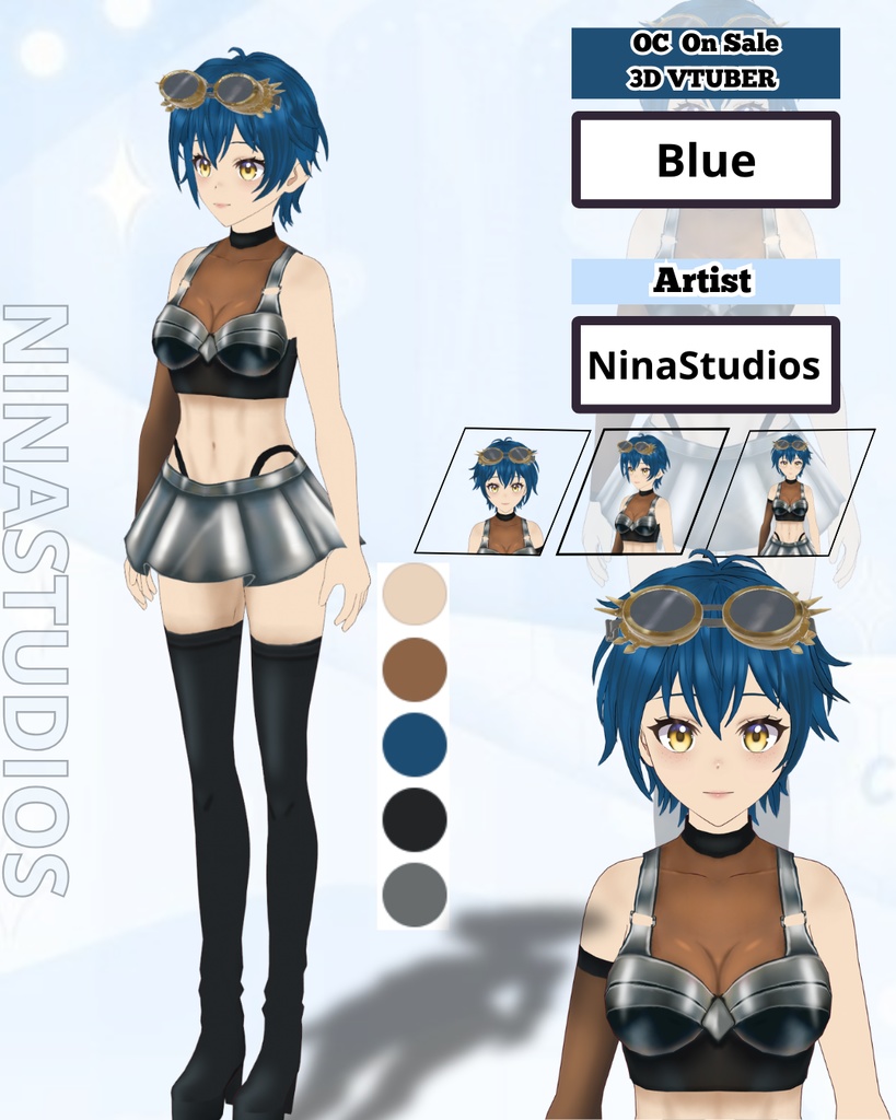 3D VTUBER - FUTURISTIC AND CUTE