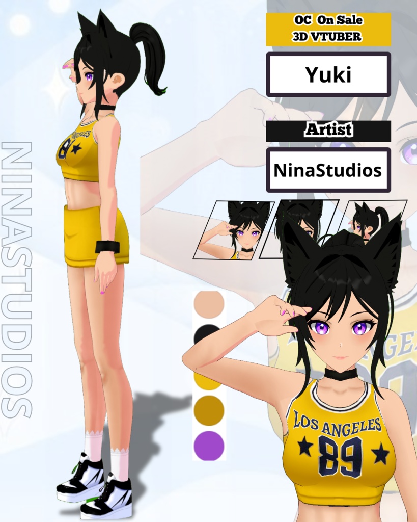 3D VTUBER MODEL- YUKI SPORTS