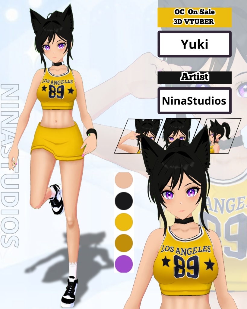 3D VTUBER MODEL- YUKI SPORTS