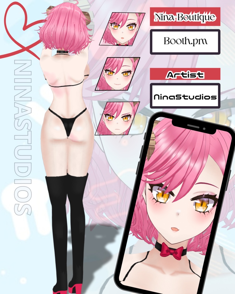 シェリー - 3DサキュバスVtuber - (Sherry - 3D Succubus Vtuber)