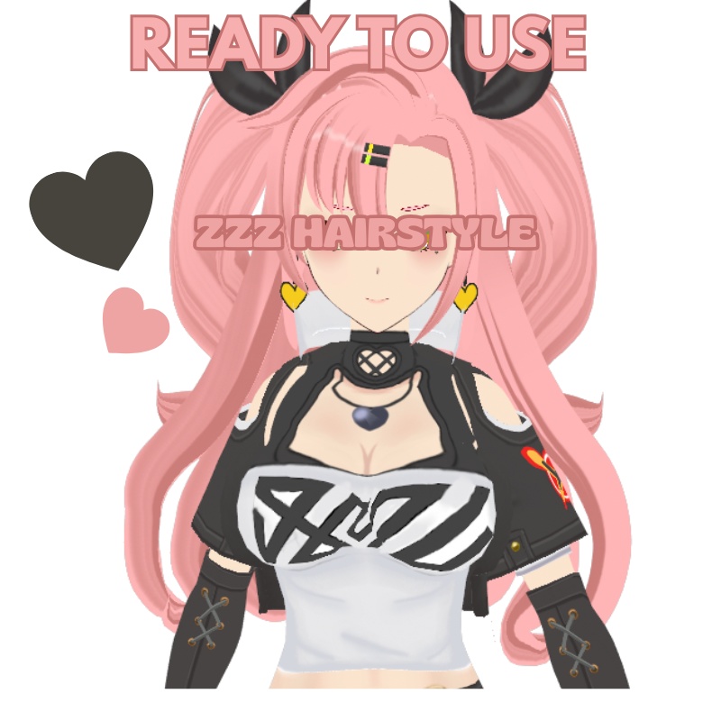 3D VROID - HAIRSTYLE ZZZ COSPLAY FANMADE