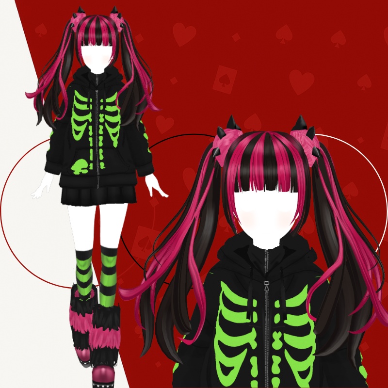 Harajuku Halloween Outfit - 3D Vroid