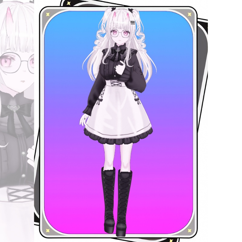 3D VTUBER GOTH EDITION - YAMI GHOSTWHISPERER