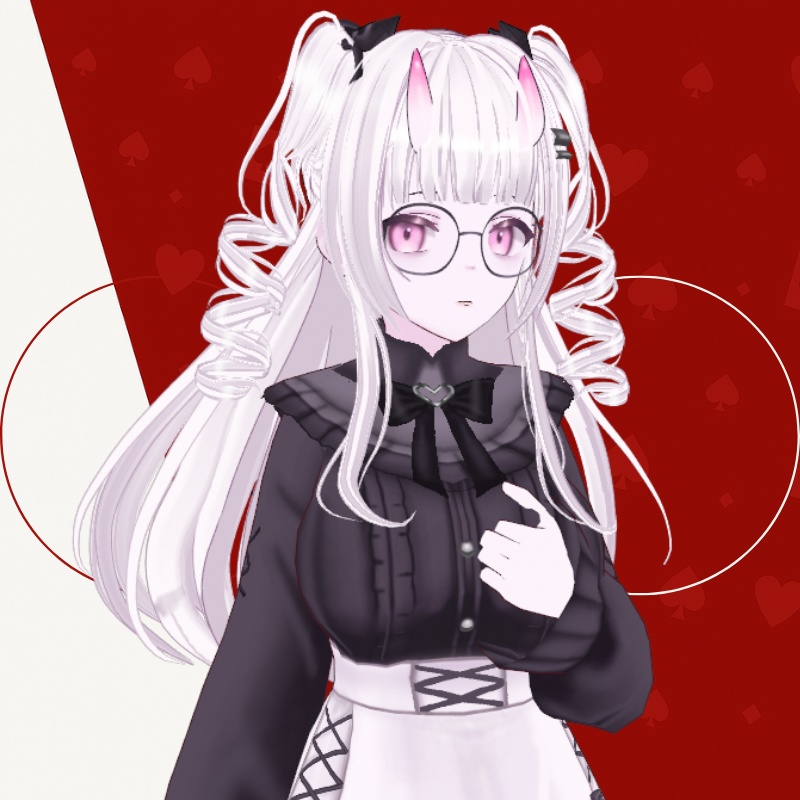 堕天使ツインテール - VRoid 3Dヘア - Fallen Angel Twintails