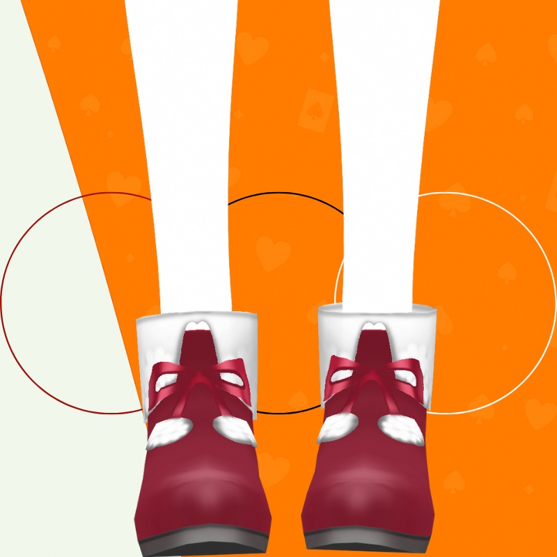 もこもこXmasブーツ【VRoid/3D】 - Cute Xmas Boots