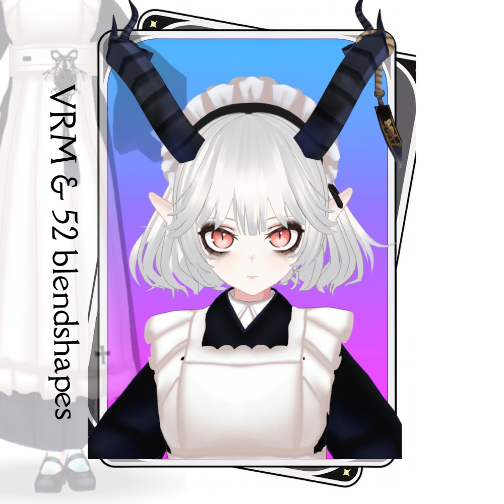 3D VTuber - Kuroi ドラゴンのメイド