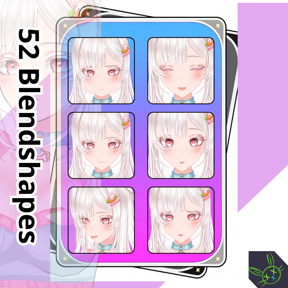 3D Avatar VRChat/VRM - Sakura Easter Bunny (OC)