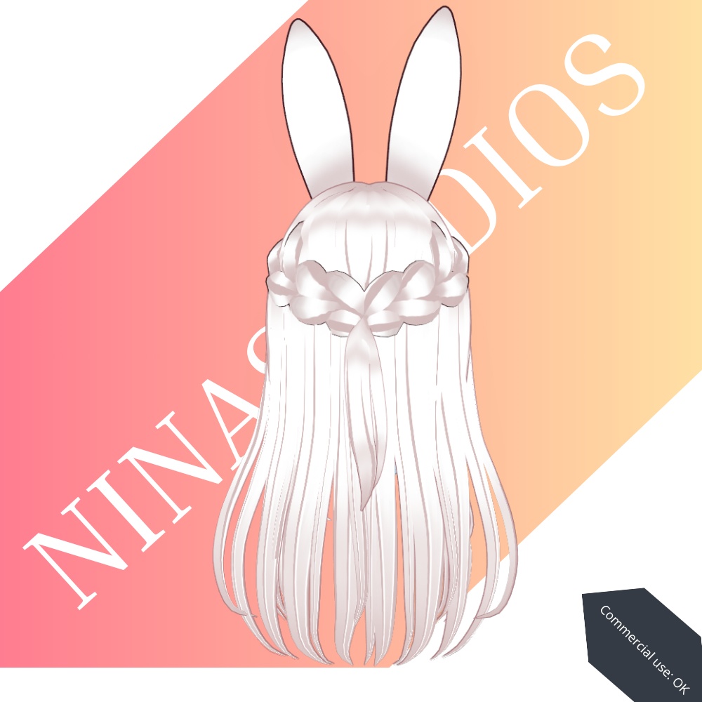 ピンクバニー・イースターヘア - Sakura Bunny Easter Hair – VRoid Preset