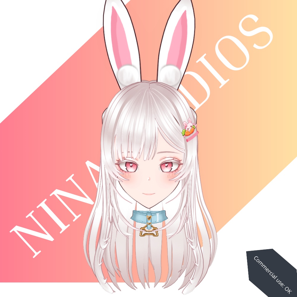 ピンクバニー・イースターヘア - Sakura Bunny Easter Hair – VRoid Preset