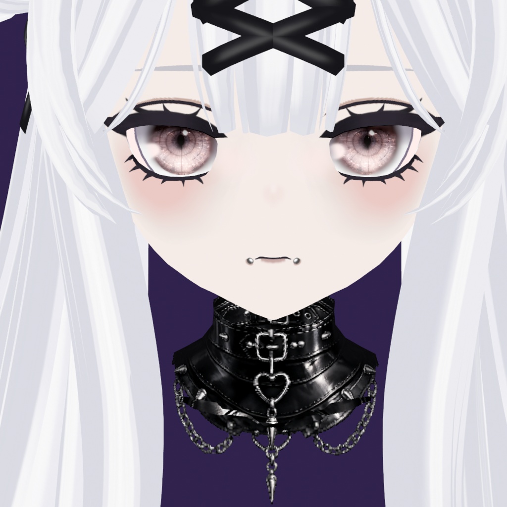ゴシックレザーチョーカー | Gothic Leather Choker | VRoid