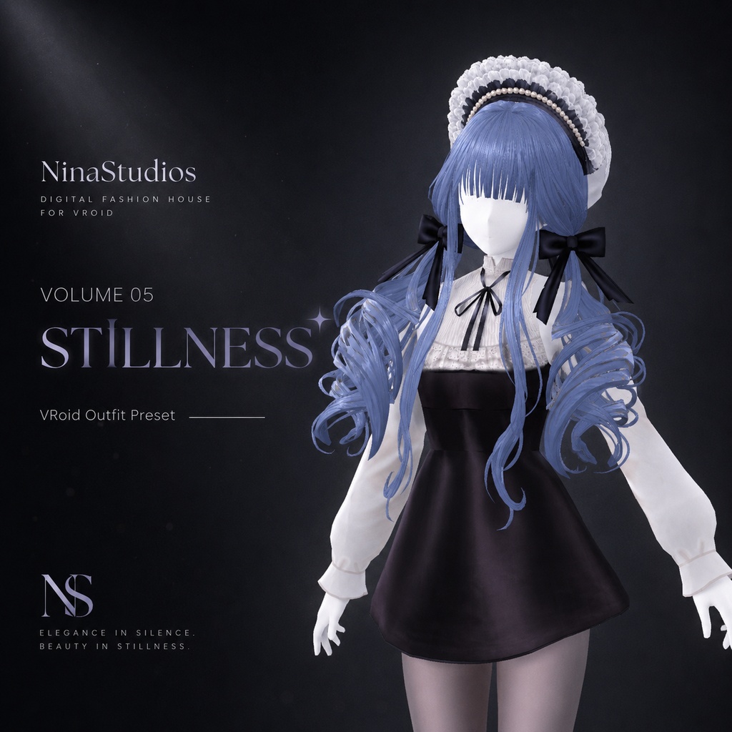 静謐 - Stillness | VRoid Victorian Outfit Preset