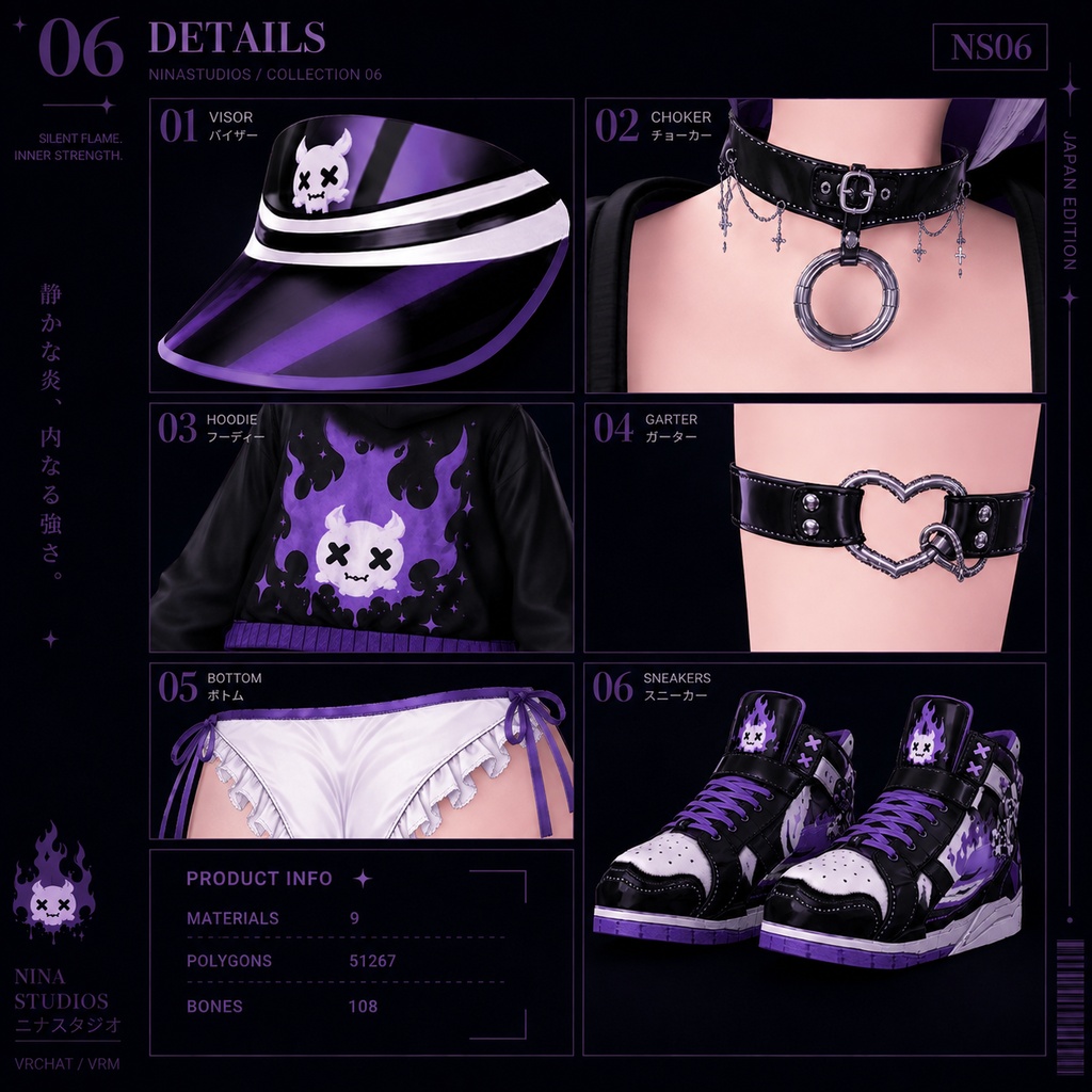 SHION – Sporting Attitude | VRChat / VRM Avatar
