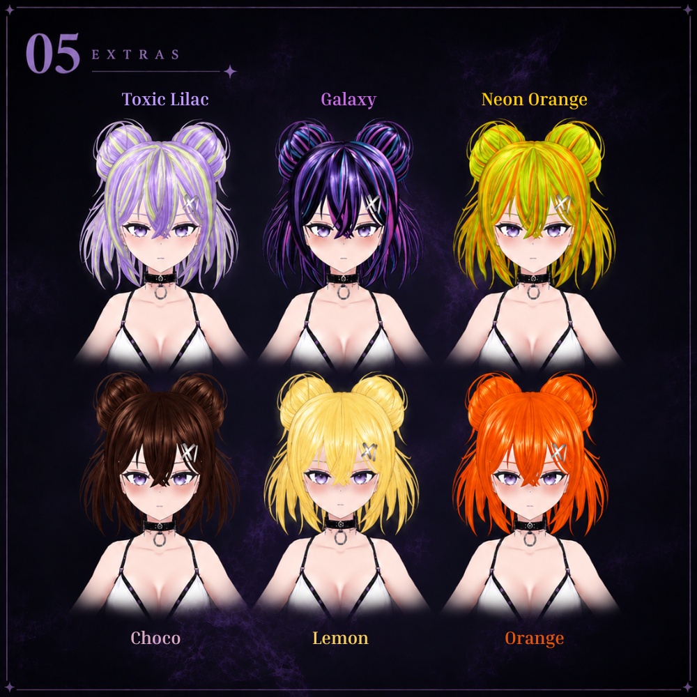 SPORTING ATTITUDE - Shion Hair | VRoid / VRM ヘアプリセット