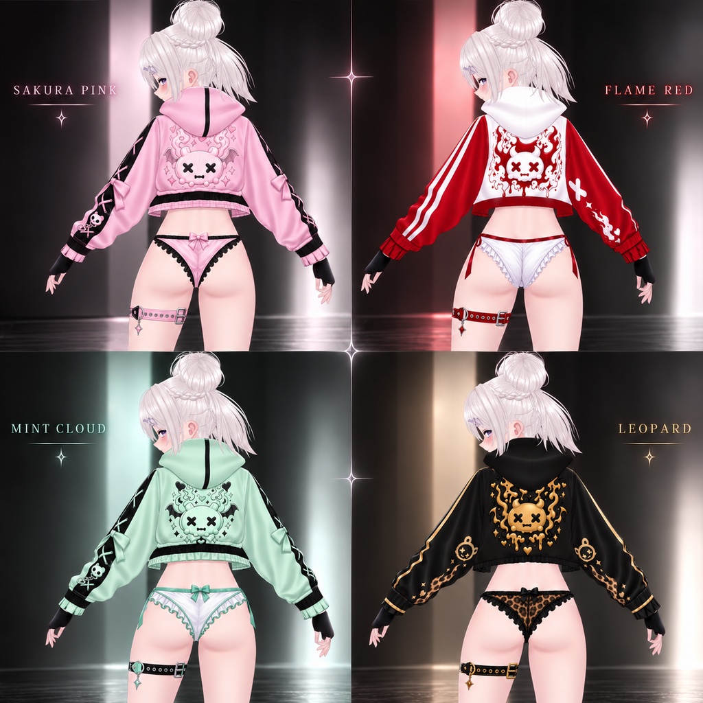 SHION - SPORTING ATTITUDE 06 RECOLOR | VRoid Outfit / VRM Clothing