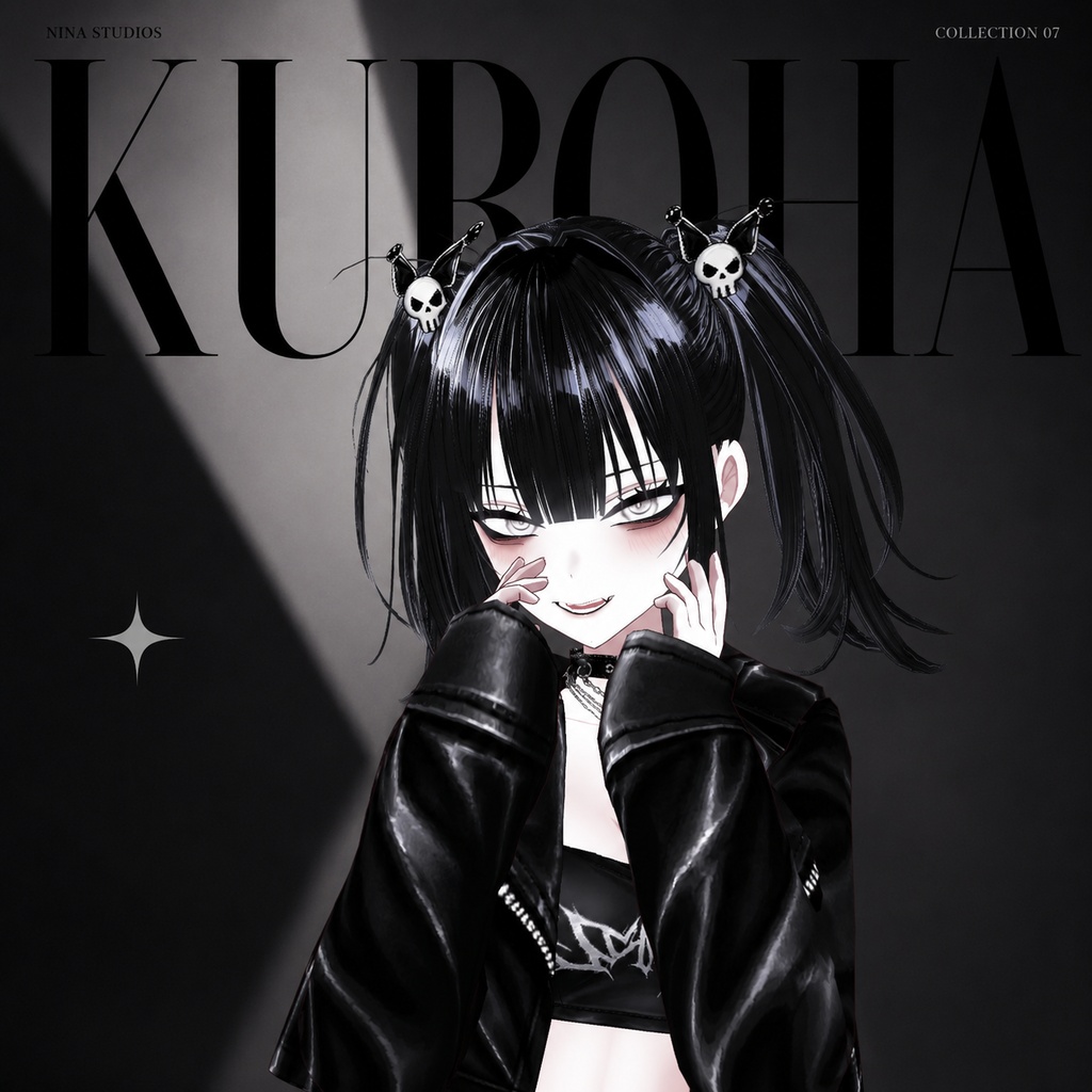 黒羽 KUROHA — NS07 | Original 3D Avatar | VRChat / VRM / VRoid