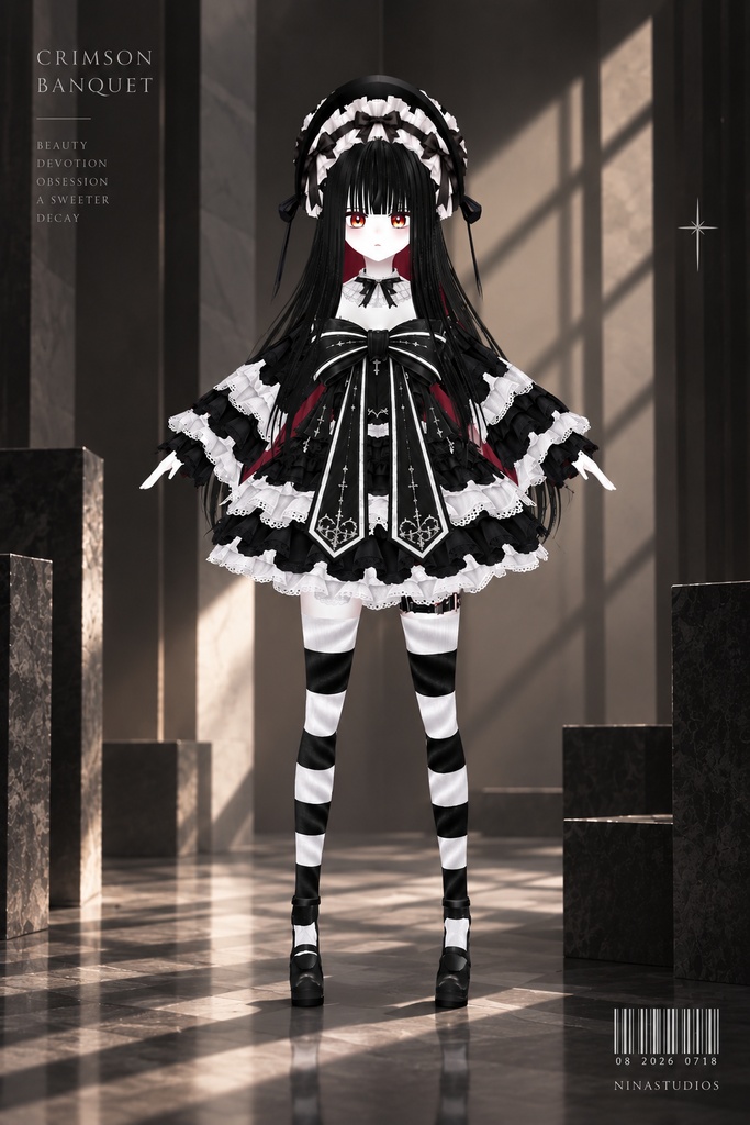 CRIMSON BANQUET 08 — RECOLOR Edition | VRoid / VRM | 特別カラー