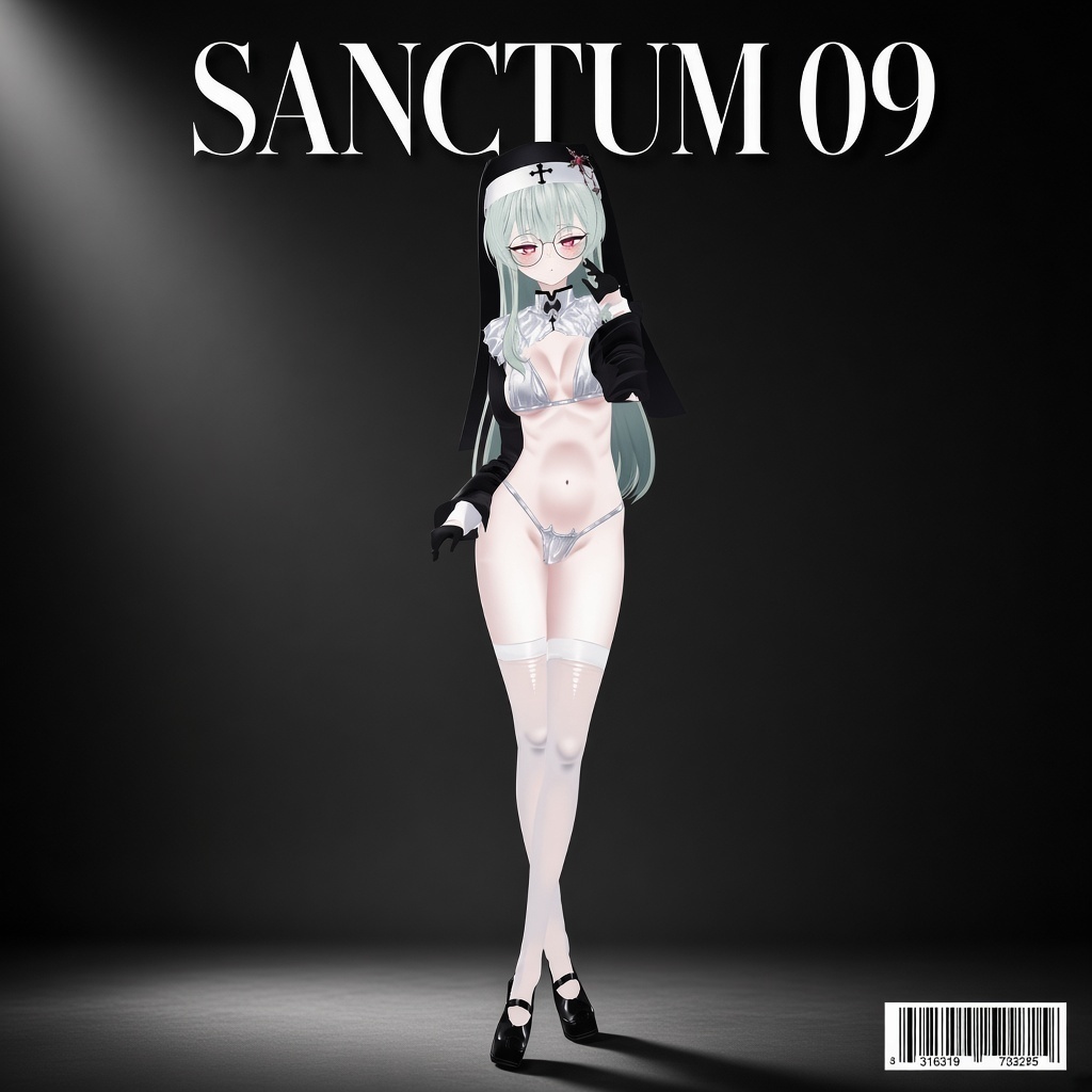 NS09 【VRoid】 SERAPHINE - SANCTUM VESTMENTS 09 |Gothic Nun Outfit Preset