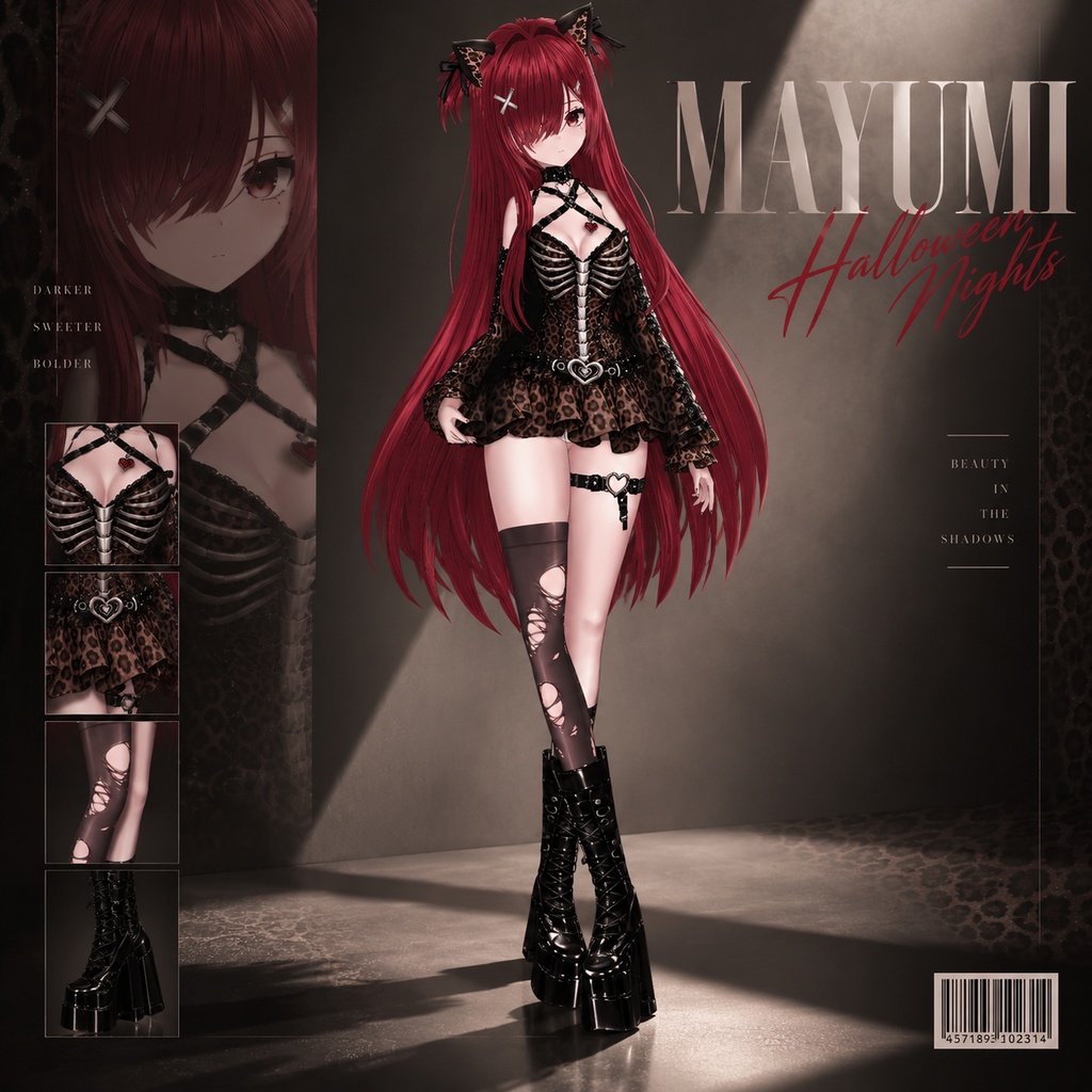 Mayumi - STRAY CAT Halloween Collection | オリジナル3Dアバター | VRChat / VRM / VRoid