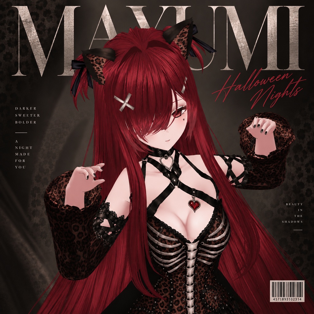 Mayumi - STRAY CAT Halloween Collection | オリジナル3Dアバター | VRChat / VRM / VRoid