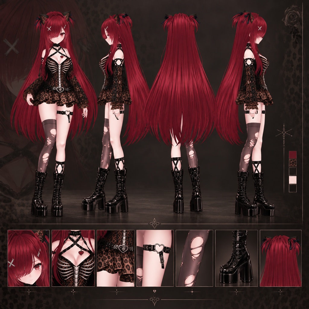 Mayumi - STRAY CAT Halloween Collection | オリジナル3Dアバター | VRChat / VRM / VRoid