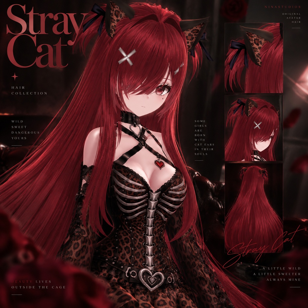 STRAY CAT HALLOWEEN — 野良猫の髪 | VRoid Hair Preset