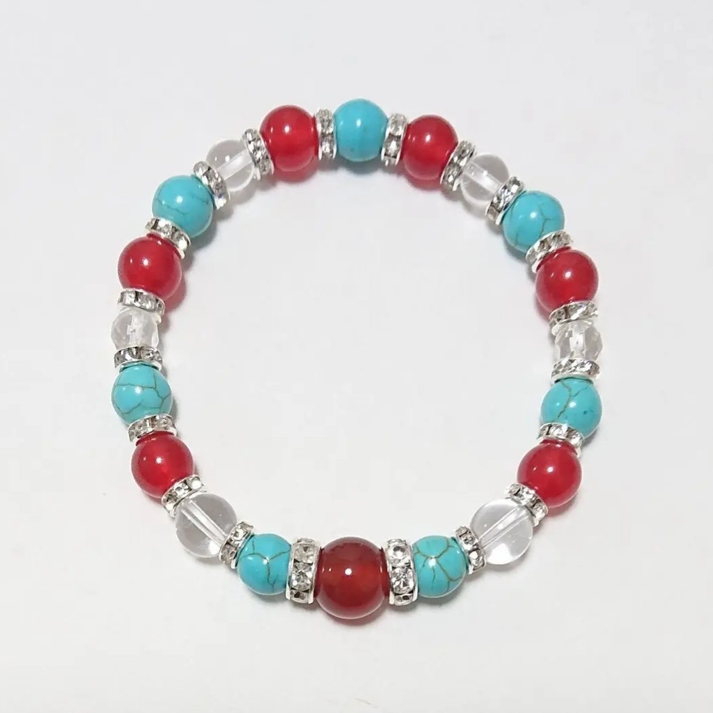 QG205観音坂独歩カラーパワーストーンブレスレット 天然石ブレスレット ヒプマイ