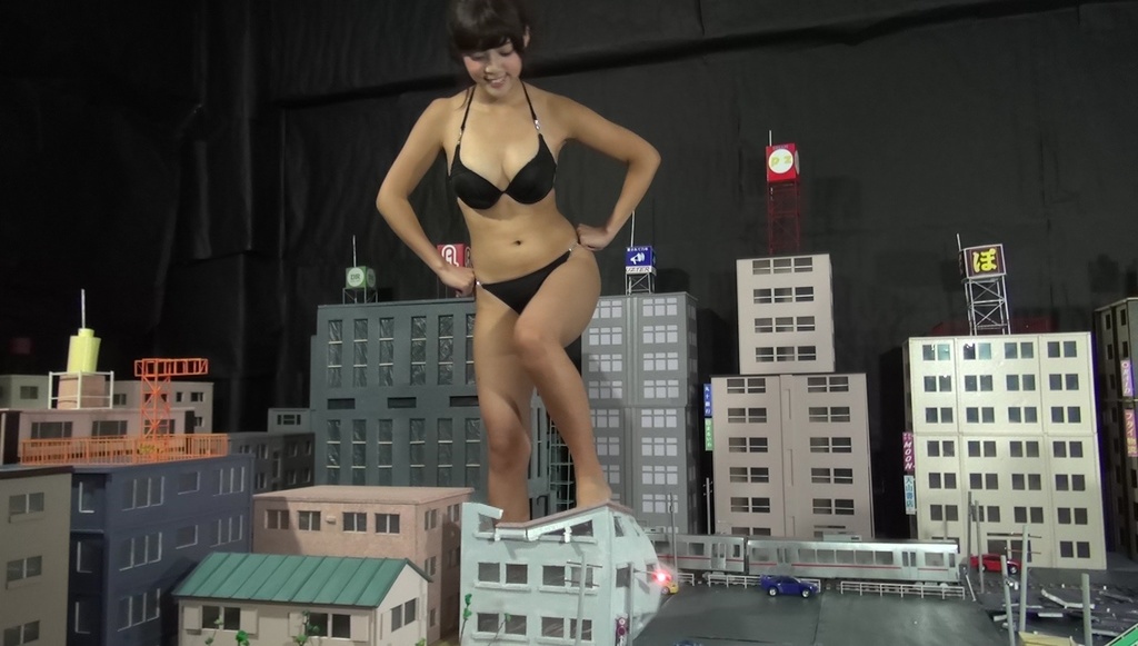 【HD】参号機の巨大娘特撮映像 Digest Movie【無料 Free release】