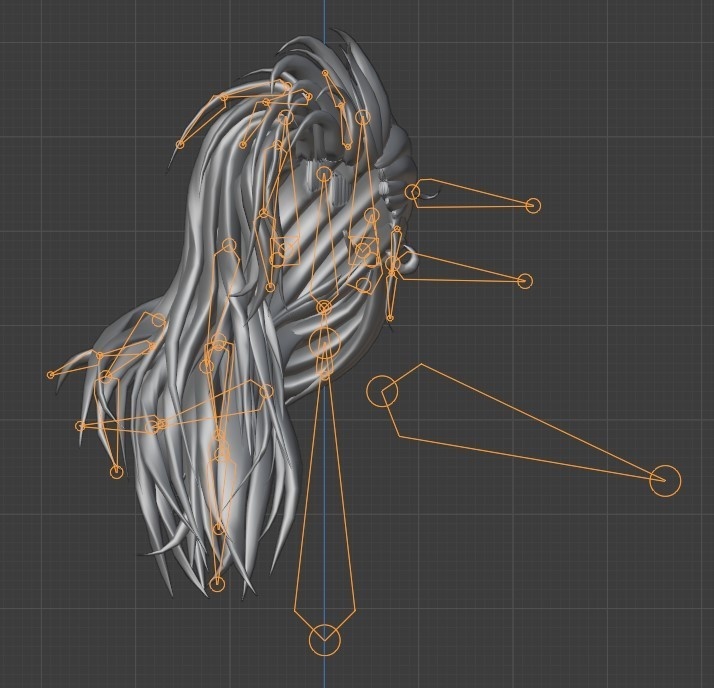 "Burns" | Sideswept hair