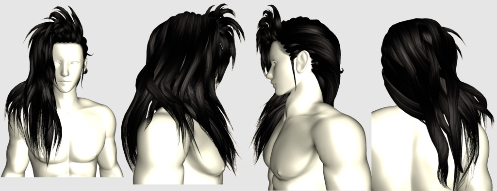 "Burns" | Sideswept hair