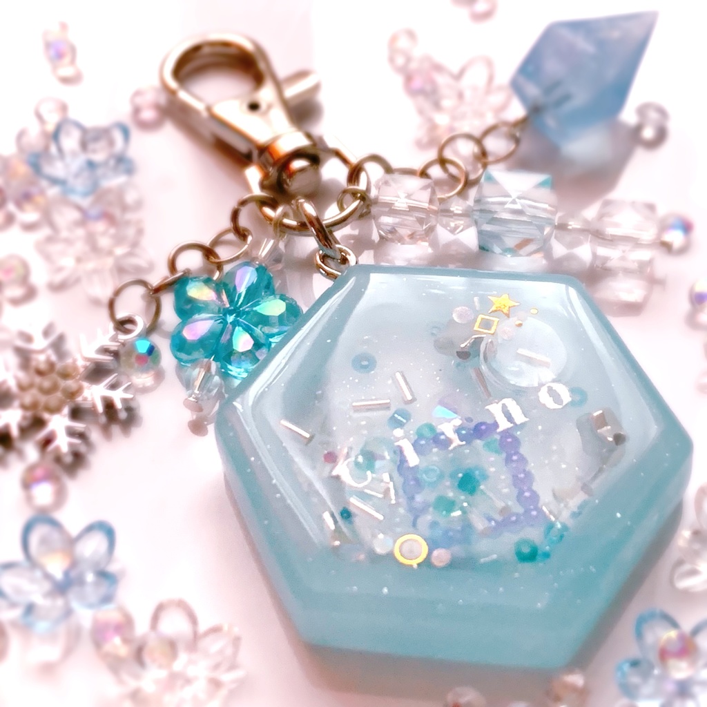 【受注生産品】シェイカーキーホルダー/チルノ
