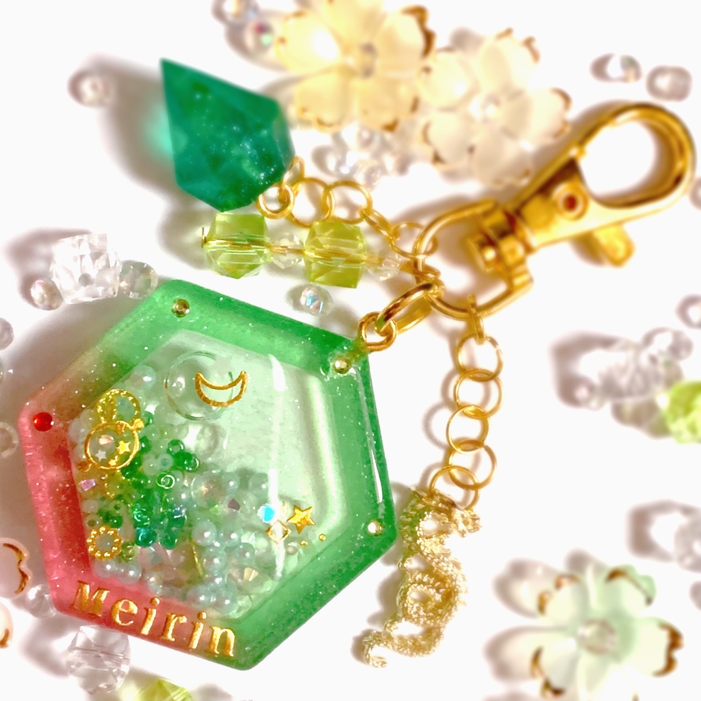 【受注生産品】シェイカーキーホルダー/紅美鈴