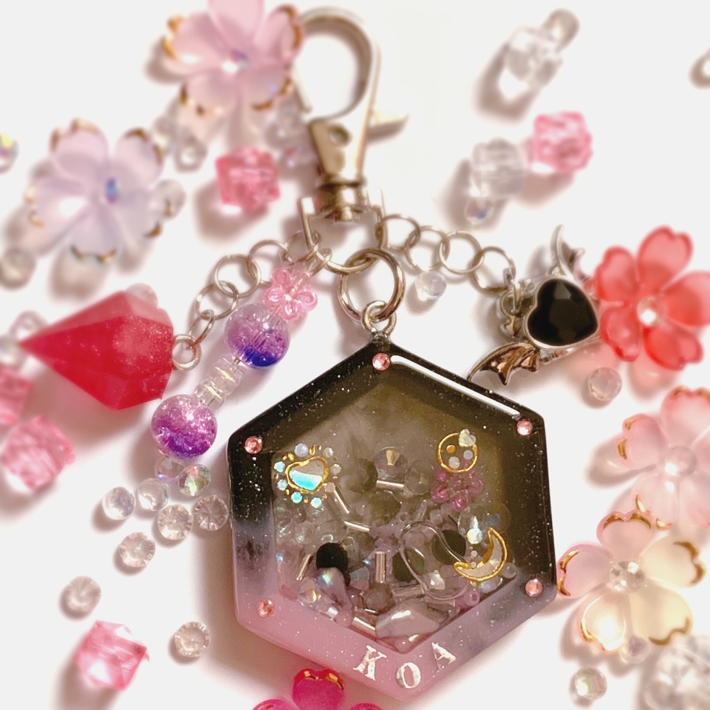 【受注生産品】シェイカーキーホルダー/小悪魔