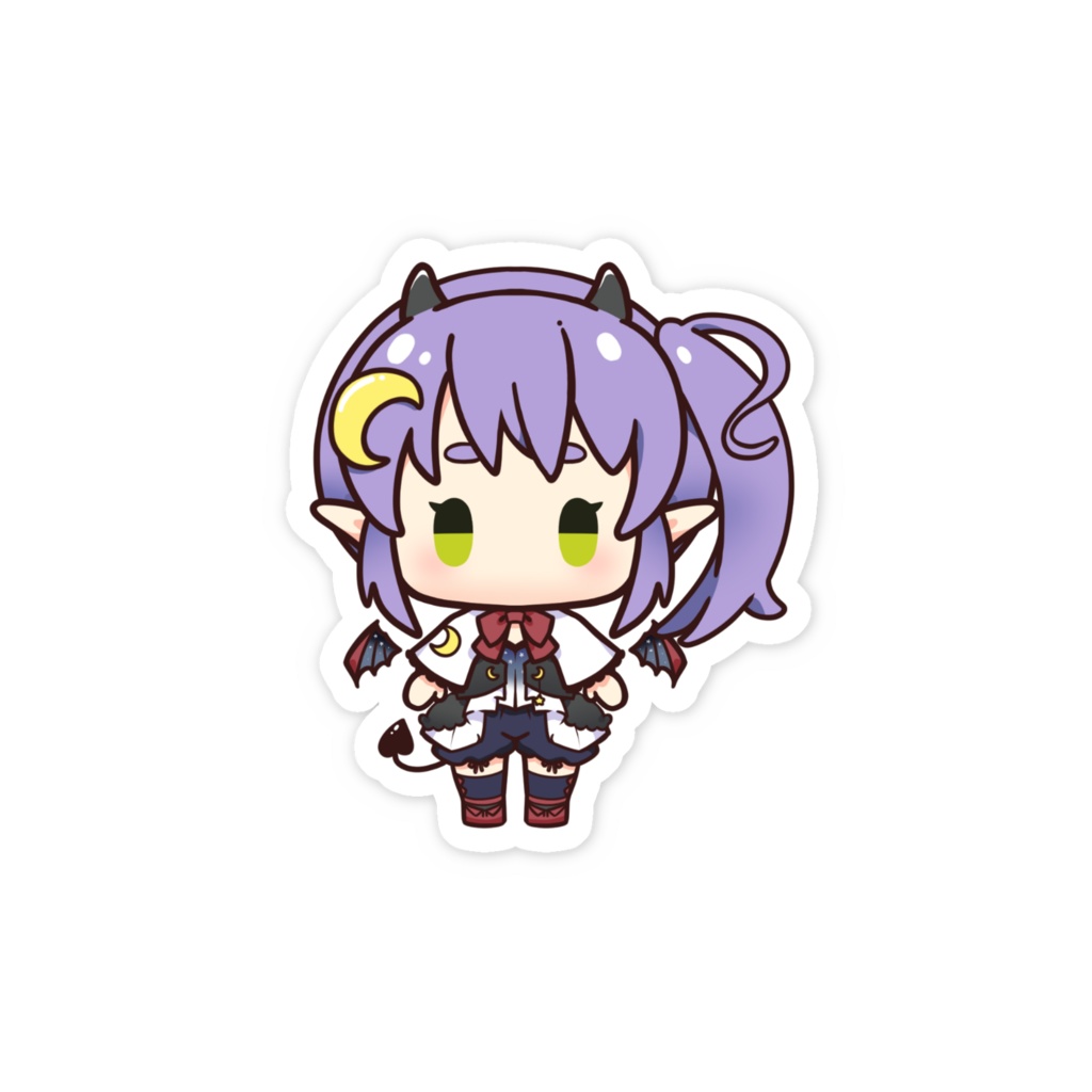 夜乃つきみスマホステッカー