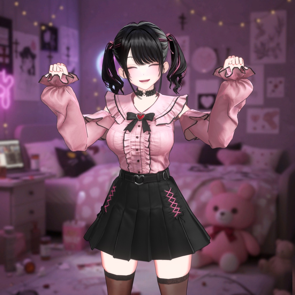 【オリジナル3Dモデル】Yua (ユア)