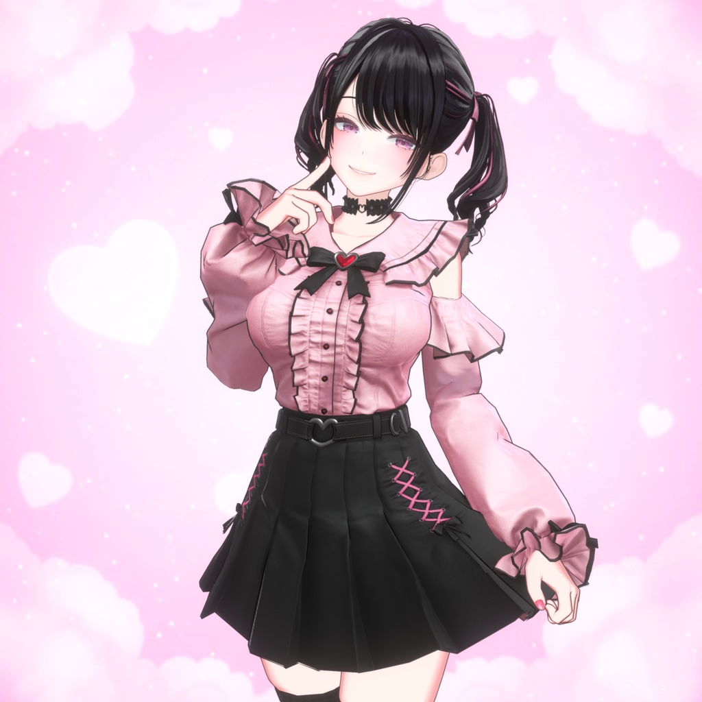 【オリジナル3Dモデル】Yua (ユア)