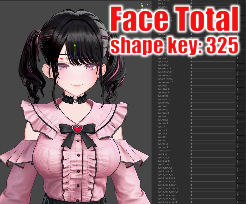 【オリジナル3Dモデル】Yua (ユア)