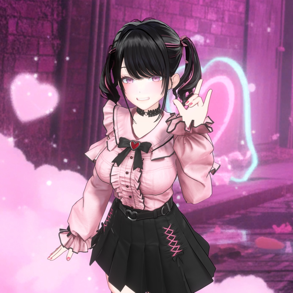 【オリジナル3Dモデル】Yua (ユア)