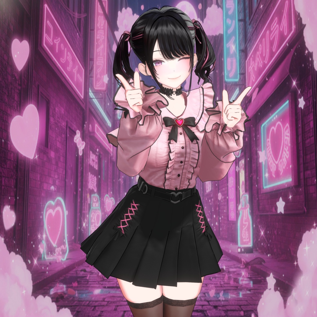 【オリジナル3Dモデル】Yua (ユア)