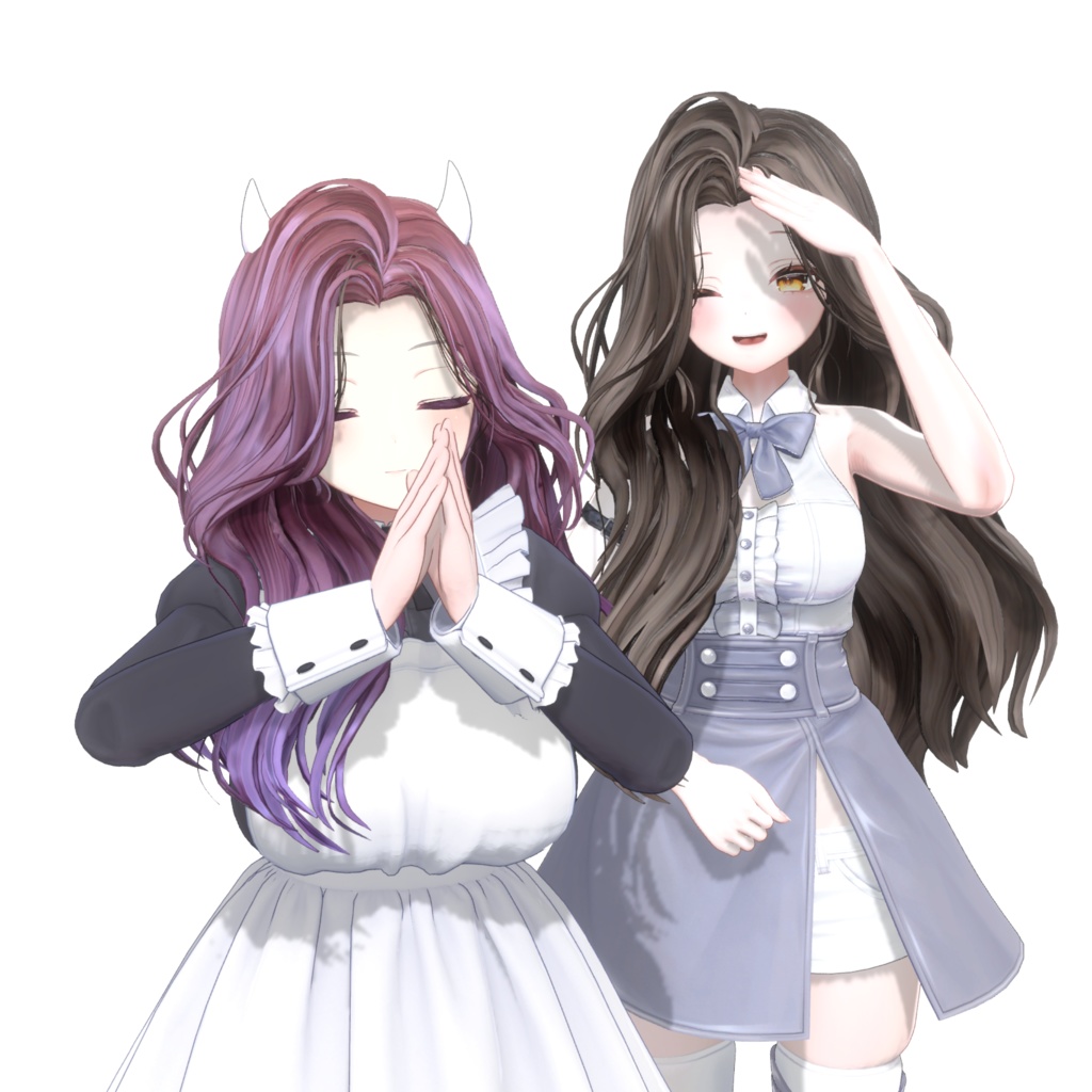 💎SALE💎〈19アバター対応〉 ✦｡✨Wave-hair｡✦ 
