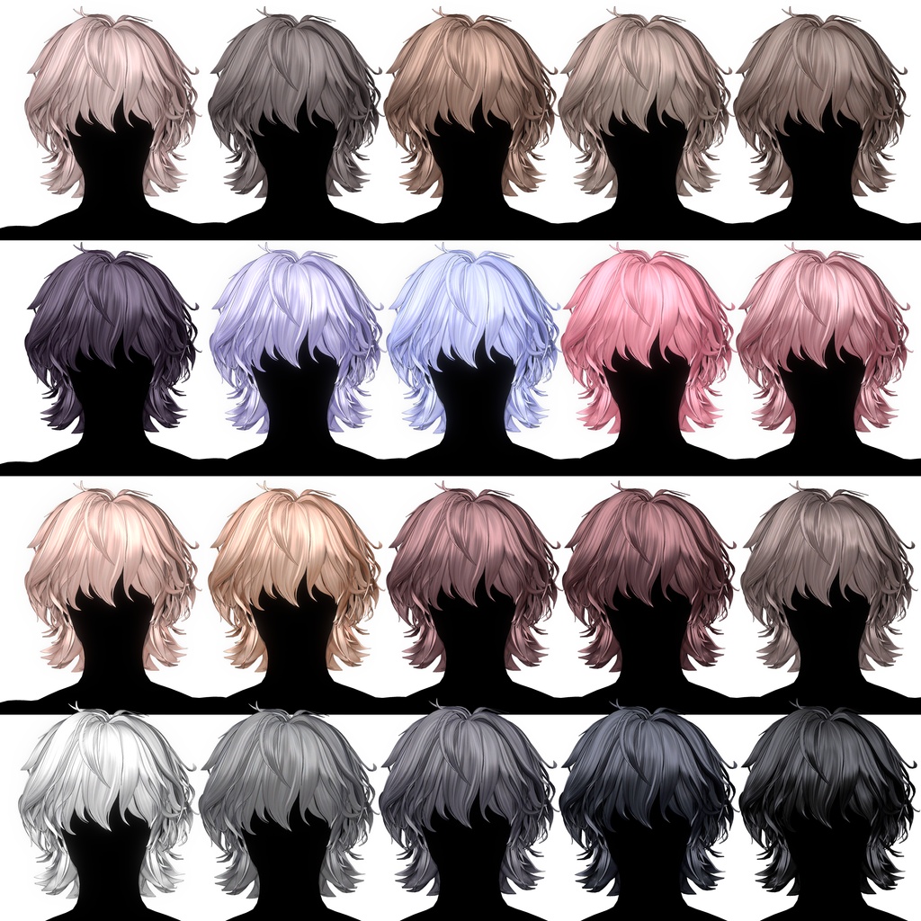 ðSALEðã6ã¢ãã¿ãŒå¯Ÿå¿ã Man_Middle_Hair