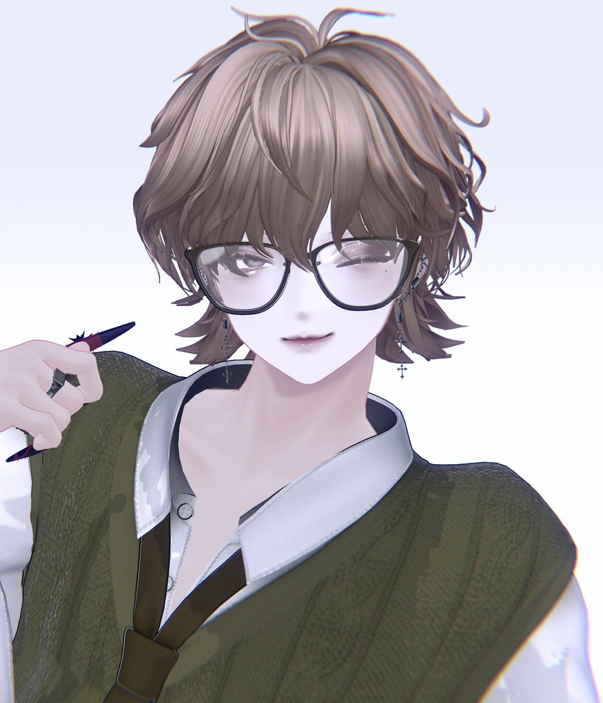 💎SALE💎〈7アバター対応〉 Man_Middle_Hair